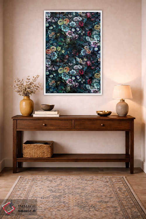 تابلو دکوراتیو باغ شب ۱۰K اثر ریزا پکر - D1W