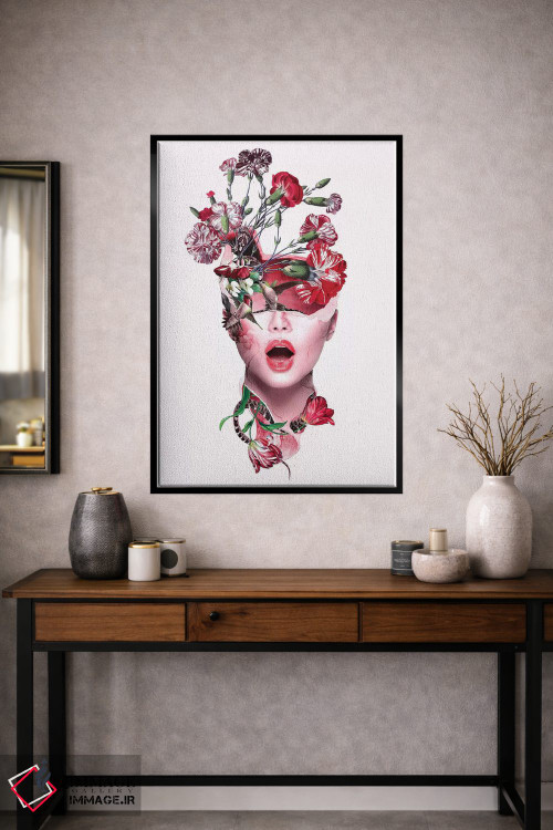 تابلو دکوراتیو زنده سازی اثر ریزا پکر - D2B