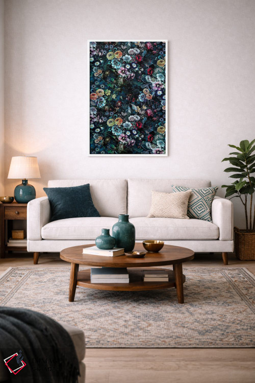 تابلو دکوراتیو باغ شب ۱۰K اثر ریزا پکر - D2W