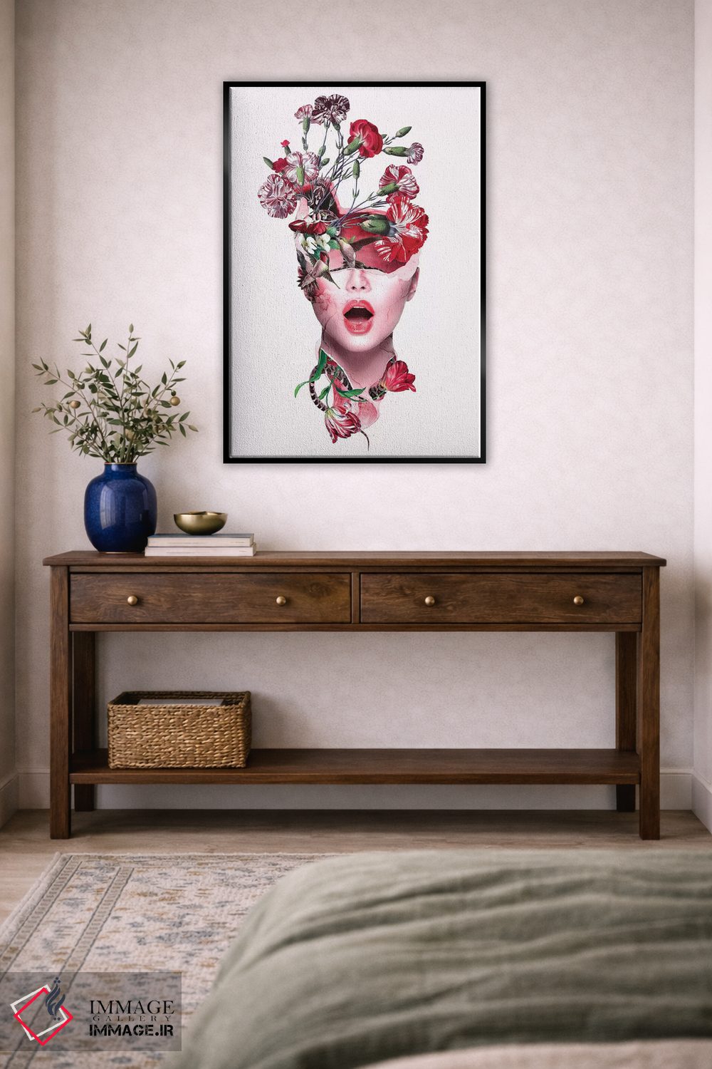 تابلو دکوراتیو زنده سازی اثر ریزا پکر - D4B