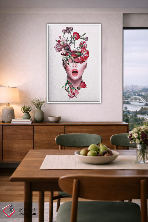 تابلو دکوراتیو زنده سازی اثر ریزا پکر - D5W