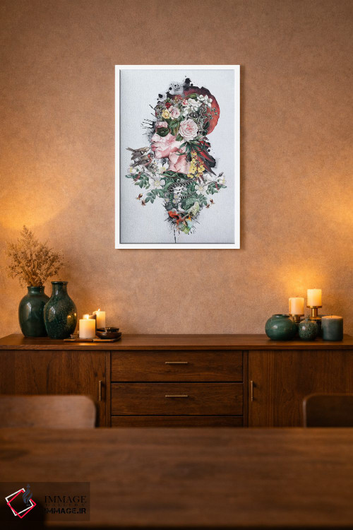 تابلو دکوراتیو ملکه طبیعت اثر ریزا پکر - D1W