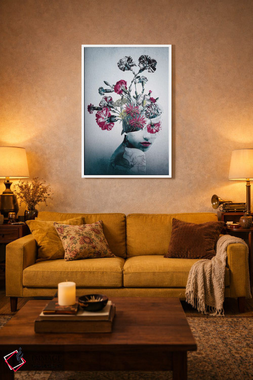 تابلو دکوراتیو روح گل ها اثر ریزا پکر - D2W