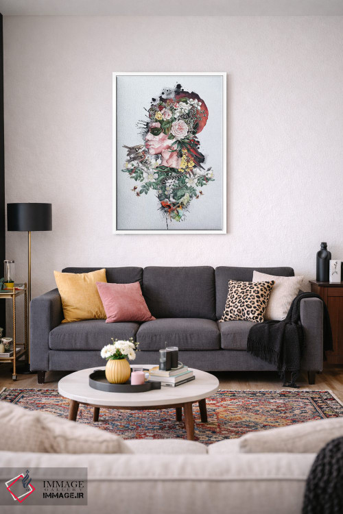 تابلو دکوراتیو ملکه طبیعت اثر ریزا پکر - D3W