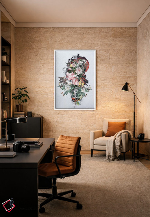 تابلو دکوراتیو ملکه طبیعت اثر ریزا پکر - D5W