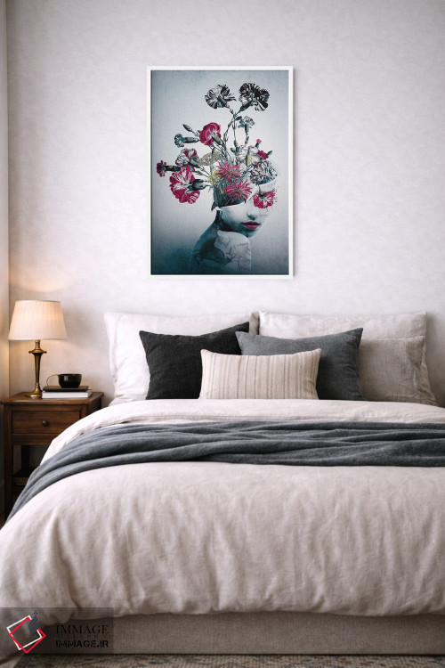 تابلو دکوراتیو روح گل ها اثر ریزا پکر - D4W