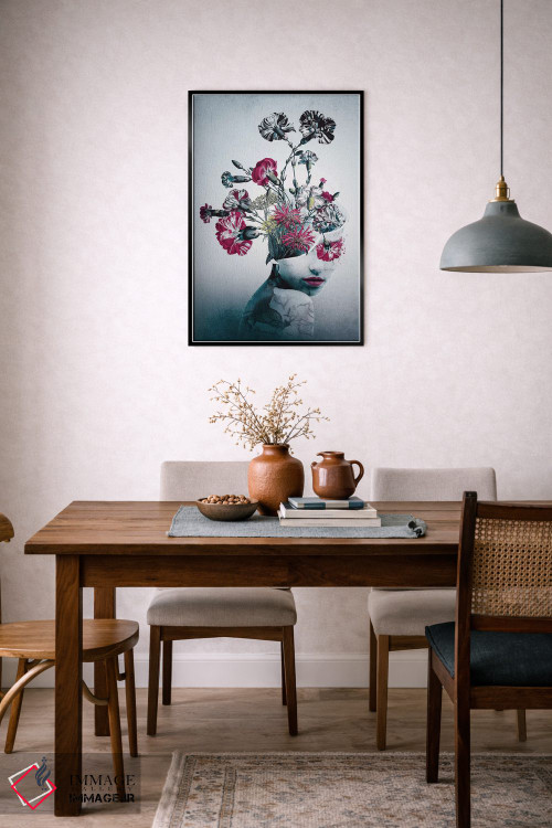 تابلو دکوراتیو روح گل ها اثر ریزا پکر - D5B