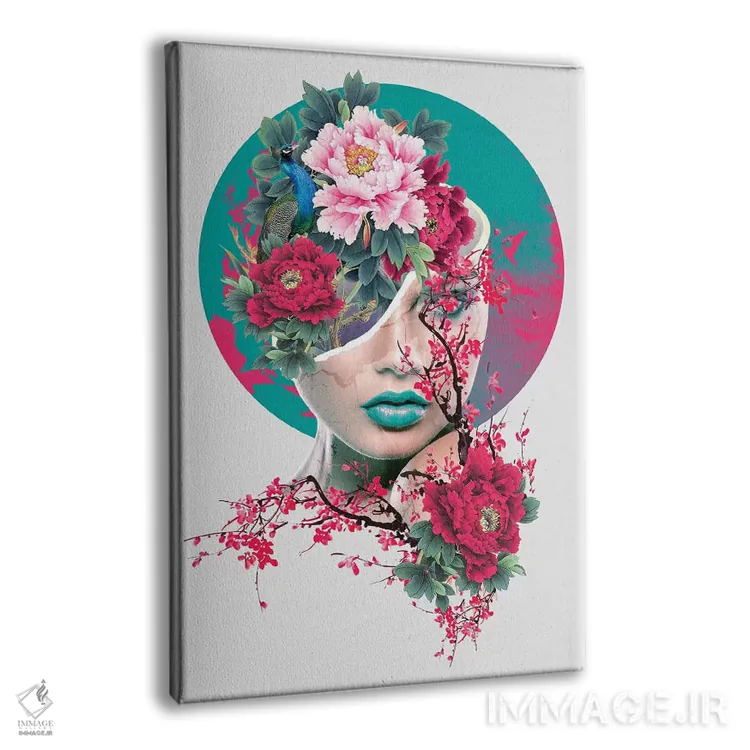 تابلو دکوراتیو شکسته VII اثر ریزا پکر - نمای پرسپکتیو محصول