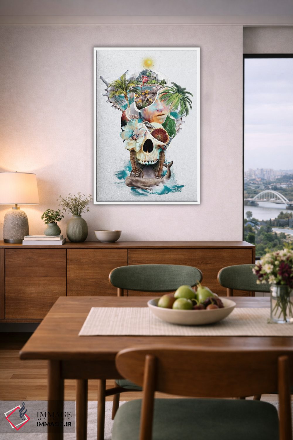 تابلو دکوراتیو رویای تابستان اثر ریزا پکر - D5W