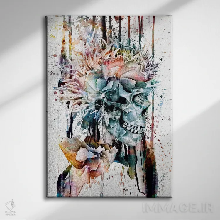 تابلو دکوراتیو III اثر ریزا پکر - نمای روبهرو روی دیوار