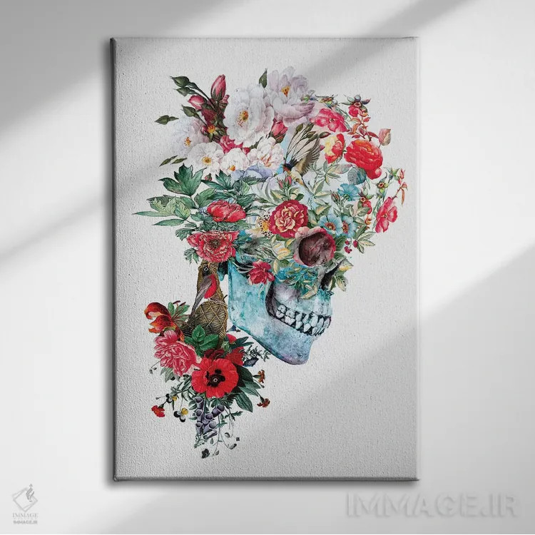 تابلو دکوراتیو یادگاری مرگ XI اثر ریزا پکر - نمای روبهرو روی دیوار