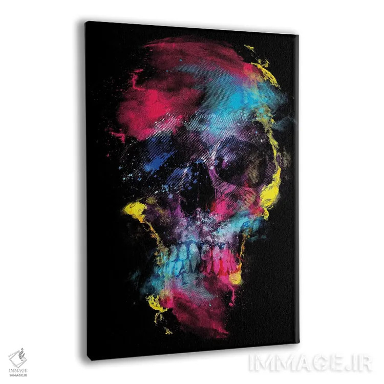 تابلو دکوراتیو فضای جمجمه اثر ریزا پکر - نمای پرسپکتیو محصول