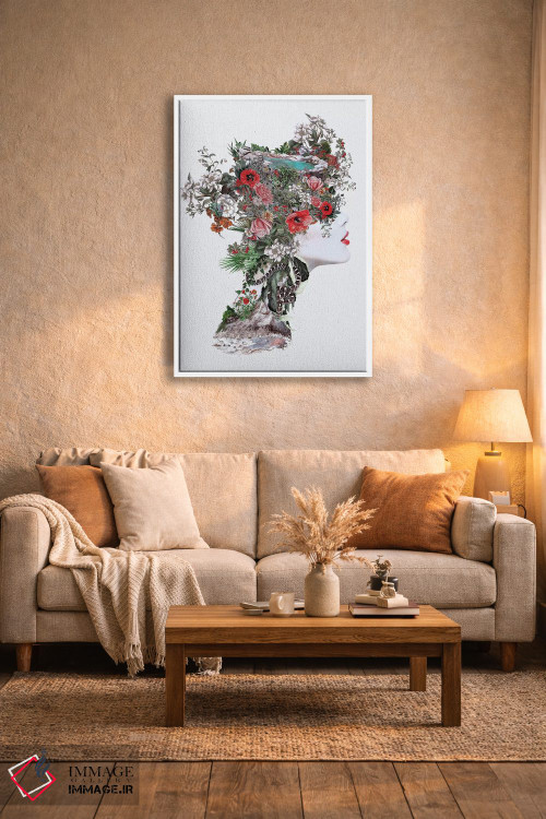 تابلو دکوراتیو زن III اثر ریزا پکر - D4W