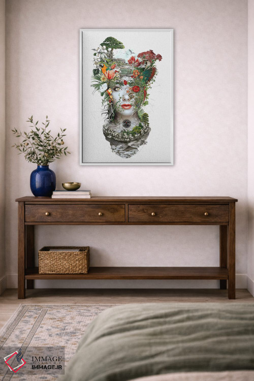 تابلو دکوراتیو زن I اثر ریزا پکر - D3W