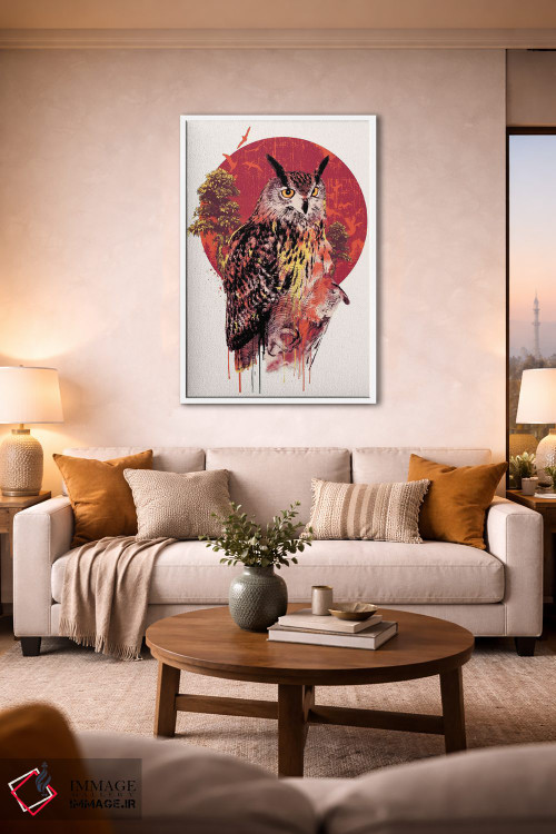 تابلو دکوراتیو بومه IV اثر ریزا پکر - D1W