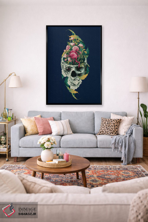 تابلو دکوراتیو زندگی و مرگ II اثر ریزا پکر - D1B