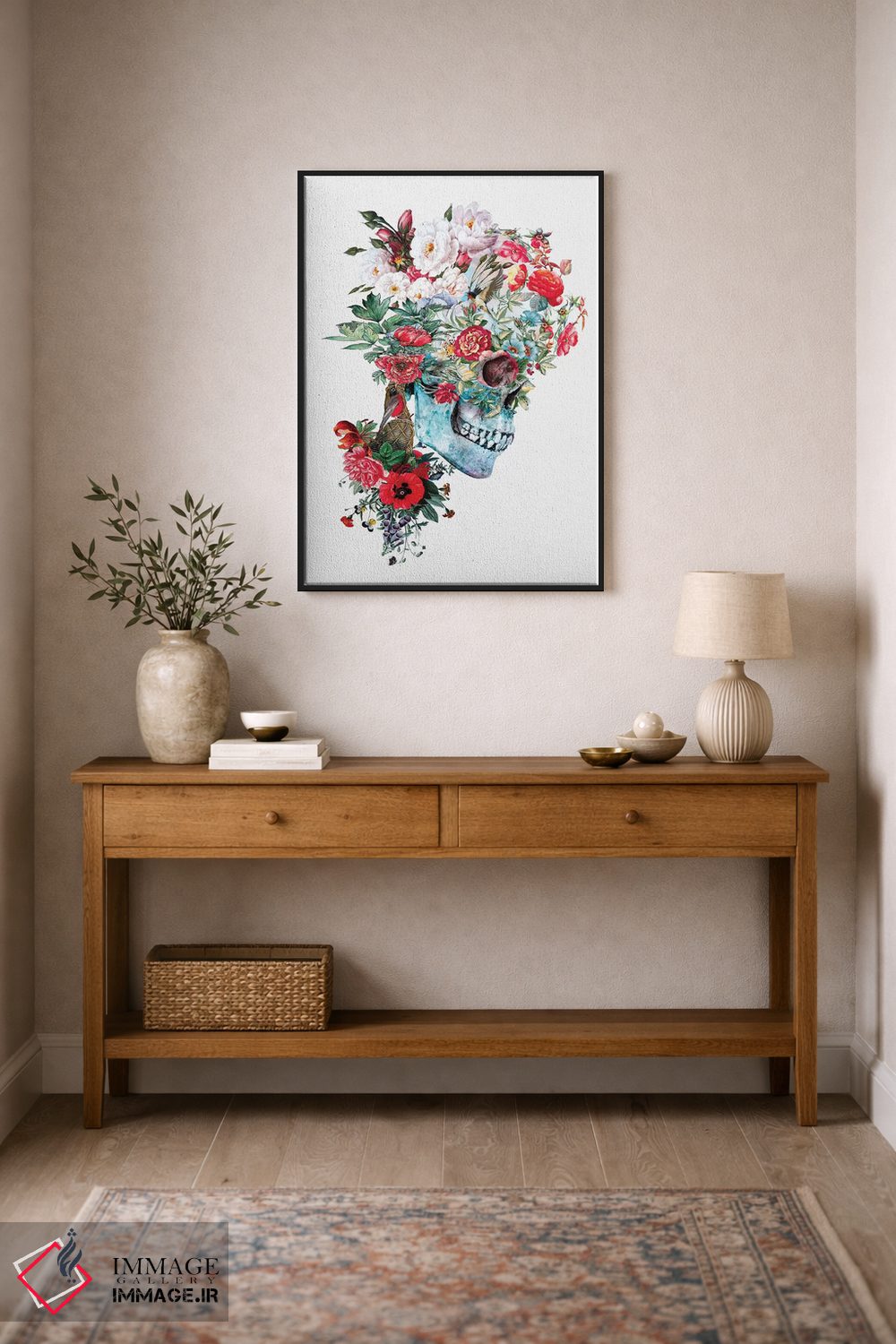 تابلو دکوراتیو یادگاری مرگ XI اثر ریزا پکر - D2B