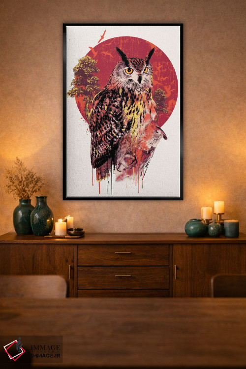 تابلو دکوراتیو بومه IV اثر ریزا پکر - D2B