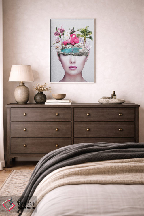 تابلو دکوراتیو زن II اثر ریزا پکر - D2W