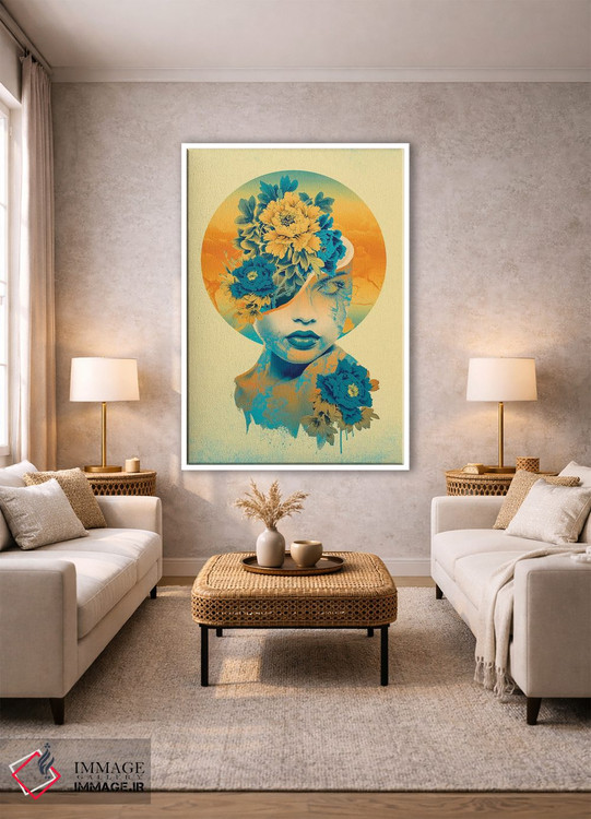 تابلو دکوراتیو شکسته II اثر ریزا پکر - D1W