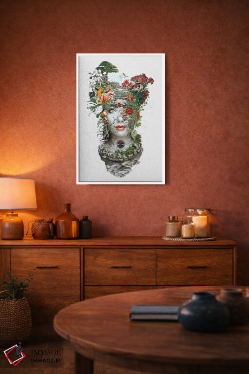 تابلو دکوراتیو زن I اثر ریزا پکر - D4W