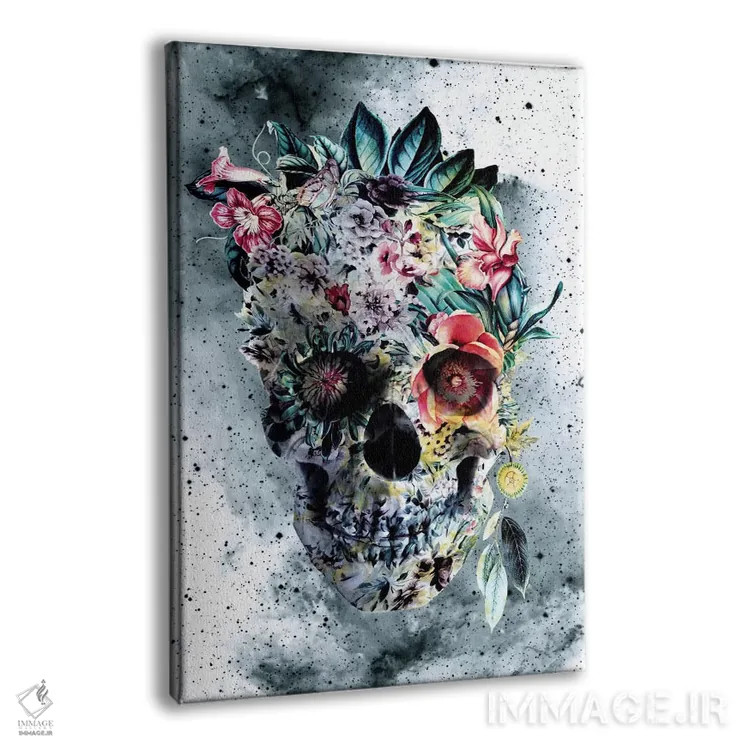 تابلو دکوراتیو یادگاری تو انسان هستی اثر ریزا پکر - نمای پرسپکتیو محصول