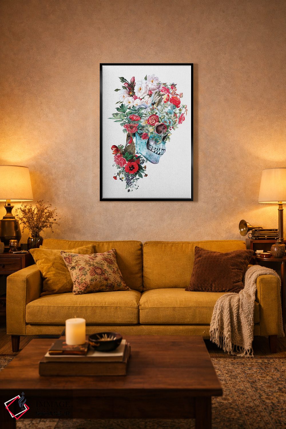 تابلو دکوراتیو یادگاری مرگ XI اثر ریزا پکر - D4B