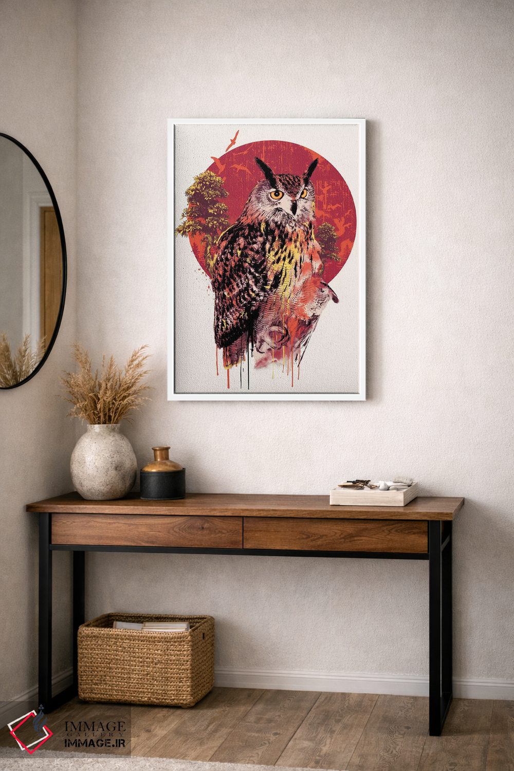 تابلو دکوراتیو بومه IV اثر ریزا پکر - D3W