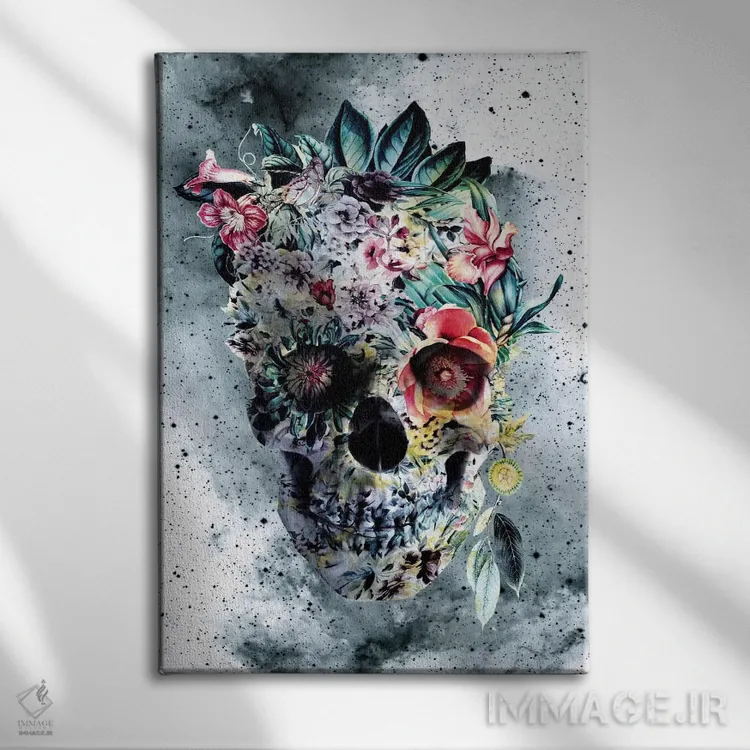 تابلو دکوراتیو یادگاری تو انسان هستی اثر ریزا پکر - نمای روبهرو روی دیوار