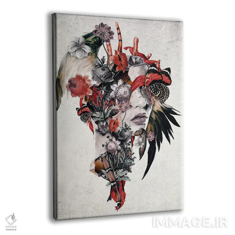 تابلو دکوراتیو زن سورئال اثر ریزا پکر - نمای پرسپکتیو محصول