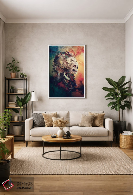 تابلو دکوراتیو شاه جمجمه III اثر ریزا پکر - D1W