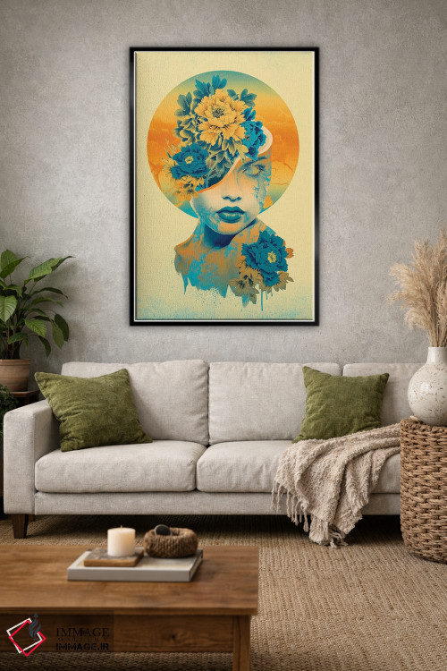 تابلو دکوراتیو شکسته II اثر ریزا پکر - D2B