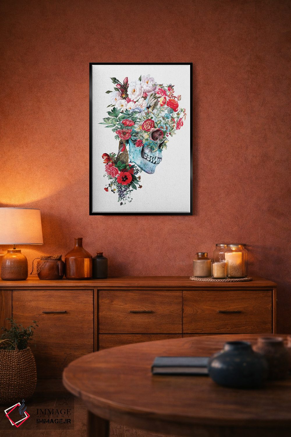 تابلو دکوراتیو یادگاری مرگ XI اثر ریزا پکر - D5B