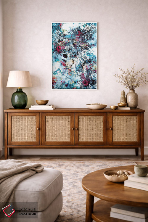 تابلو دکوراتیو ملکه جمجمه II اثر ریزا پکر - D3W