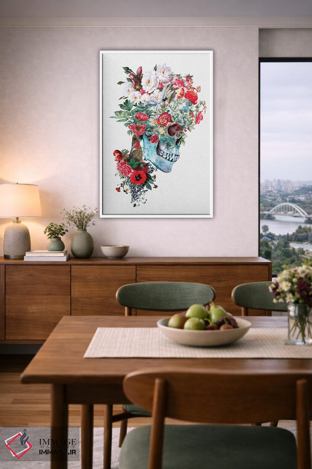 تابلو دکوراتیو یادگاری مرگ XI اثر ریزا پکر - D6W