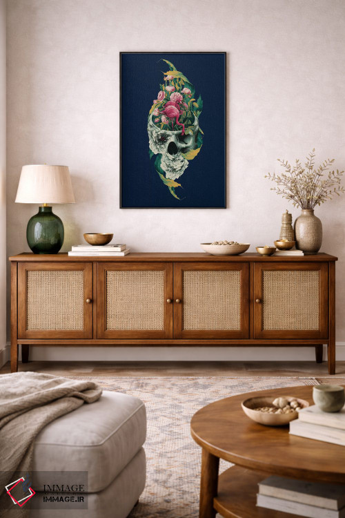 تابلو دکوراتیو زندگی و مرگ II اثر ریزا پکر - D5B