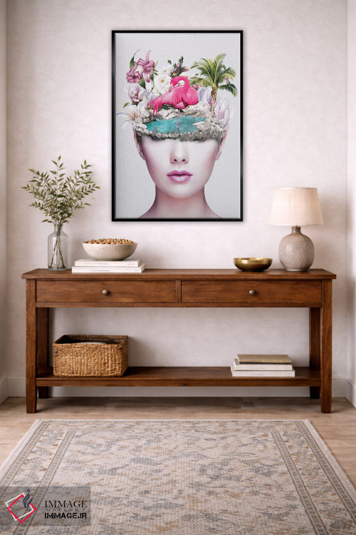 تابلو دکوراتیو زن II اثر ریزا پکر - D5B