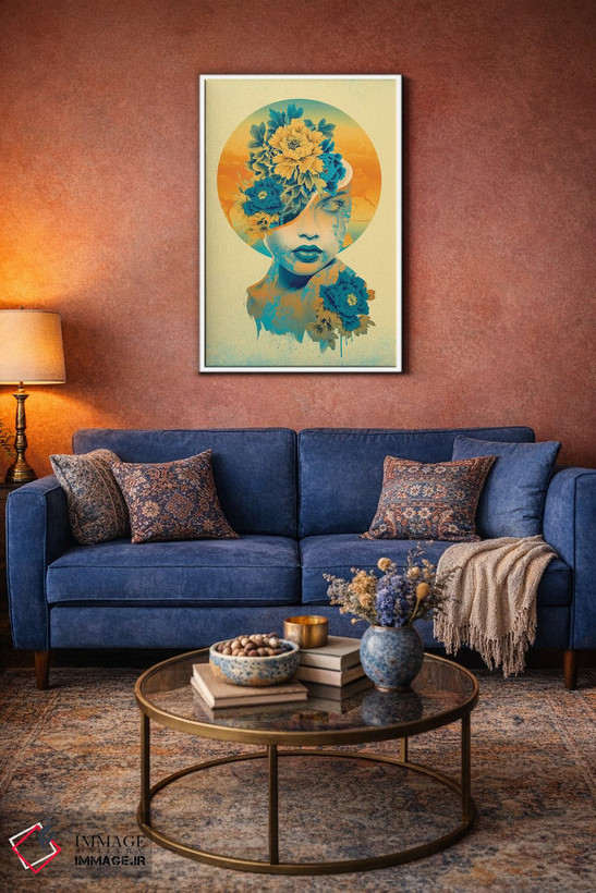 تابلو دکوراتیو شکسته II اثر ریزا پکر - D3W