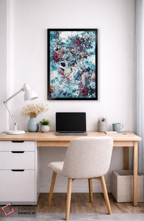 تابلو دکوراتیو ملکه جمجمه II اثر ریزا پکر - D5B