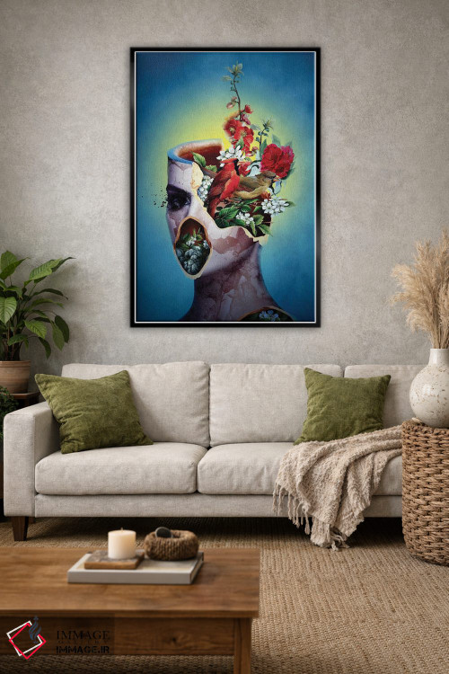 تابلو دکوراتیو شکسته II اثر ریزا پکر - D3B