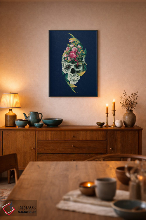 تابلو دکوراتیو زندگی و مرگ II اثر ریزا پکر - D6B