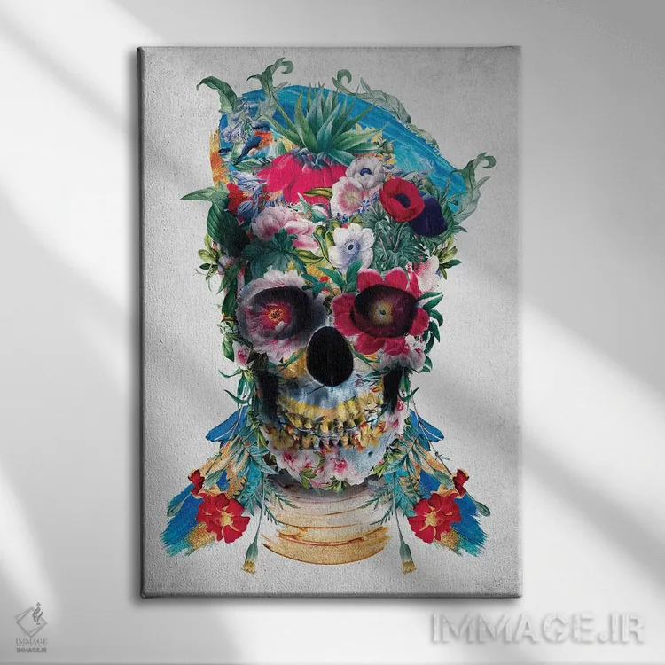 تابلو دکوراتیو زامبی اثر ریزا پکر - نمای روبهرو روی دیوار