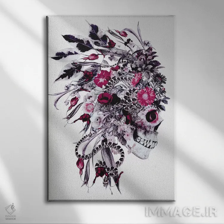 تابلو دکوراتیو یادگاری مرگ رئیس اثر ریزا پکر - نمای روبهرو روی دیوار