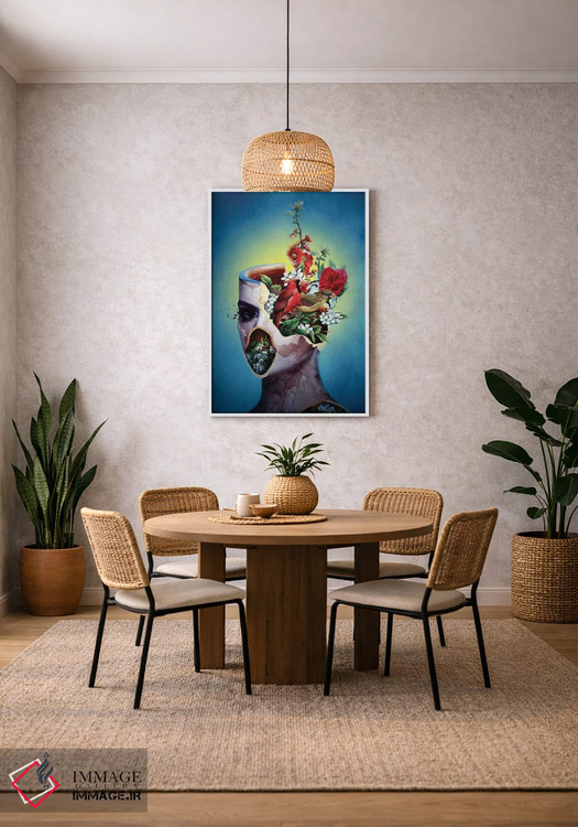 تابلو دکوراتیو شکسته II اثر ریزا پکر - D4W