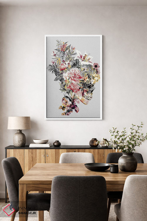 تابلو دکوراتیو جمجمه XII اثر ریزا پکر - D4W
