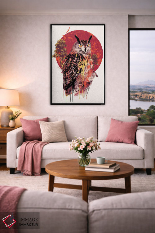 تابلو دکوراتیو بومه IV اثر ریزا پکر - D5B