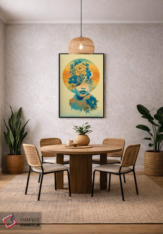 تابلو دکوراتیو شکسته II اثر ریزا پکر - D5B