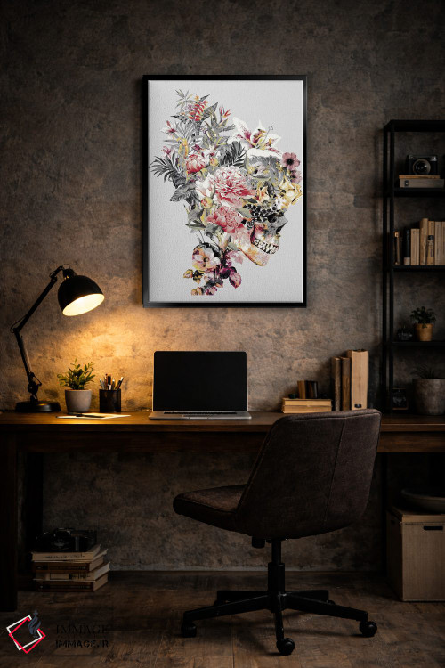 تابلو دکوراتیو جمجمه XII اثر ریزا پکر - D6B