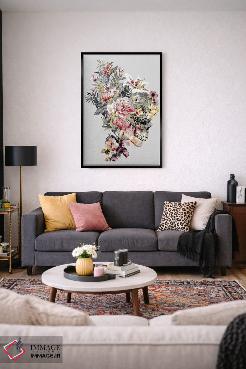 تابلو دکوراتیو جمجمه XII اثر ریزا پکر - D5B