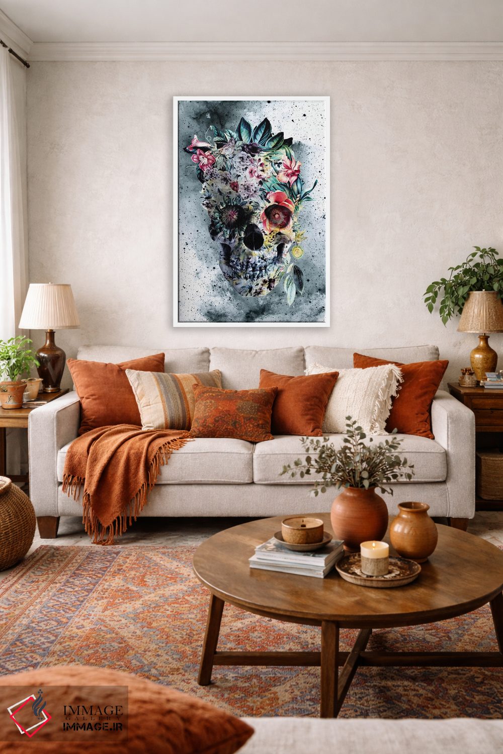 تابلو دکوراتیو یادگاری تو انسان هستی اثر ریزا پکر - D1W